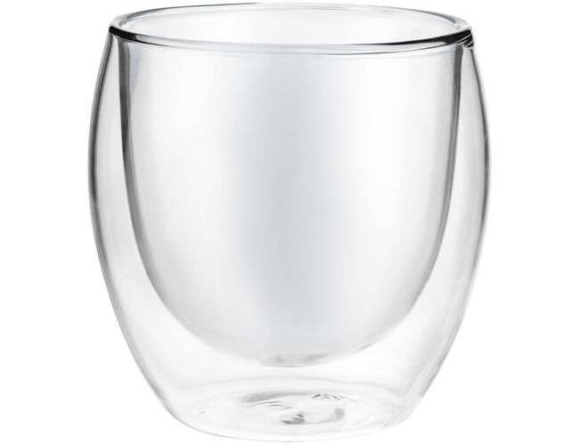 Стакан с двойными стенками Glass Bubble, бесцветный
