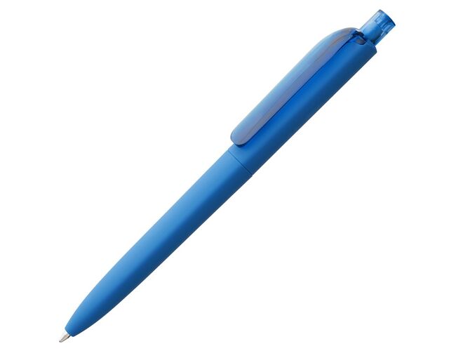Ручка шариковая Prodir DS8 PRR-T Soft Touch, голубая