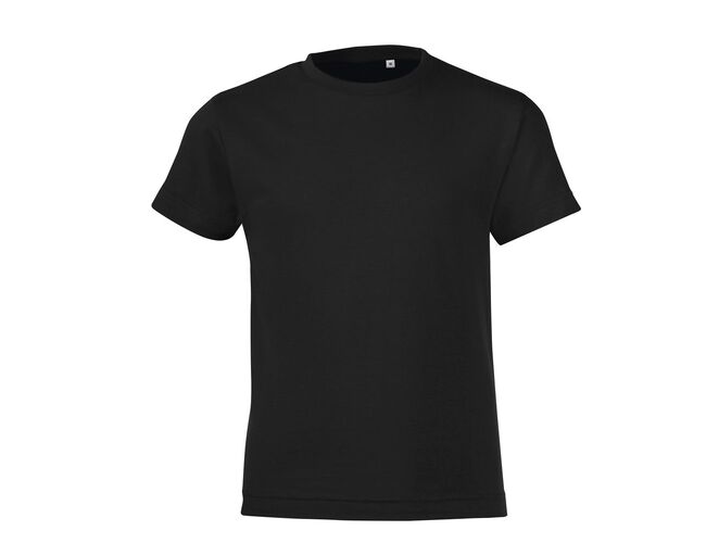 Футболка детская Regent Fit Kids черная, на рост 96-104 см (4 года)
