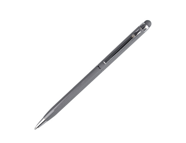 TOUCHWRITER, ручка шариковая со стилусом для сенсорных экранов, серый/хром, металл
