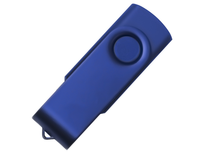 USB flash-карта DOT (8Гб), синий, 5,8х2х1,1см, пластик, металл