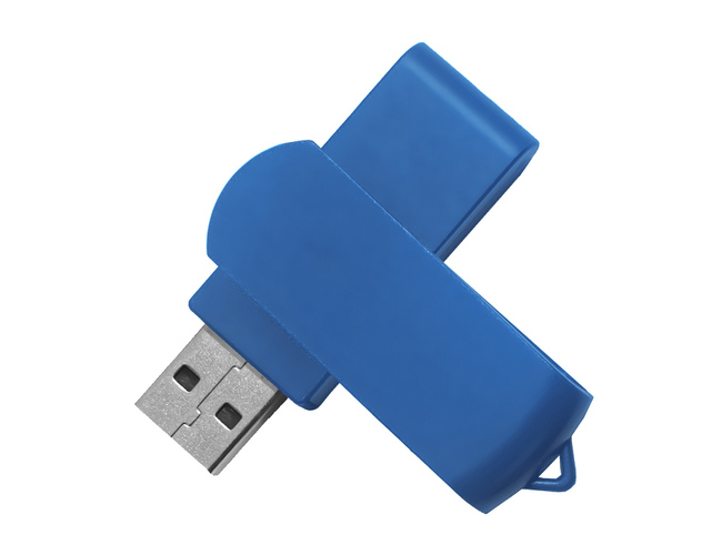 USB flash-карта SWING (8Гб), синий, 6,0х1,8х1,1 см, пластик