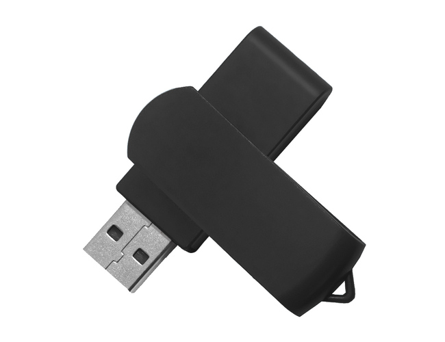 USB flash-карта SWING (8Гб), черный, 6,0х1,8х1,1 см, пластик