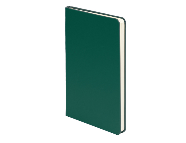 Ежедневник недатированный SIMPLY FIRM, А5, зеленый, кремовый блок, в линейку