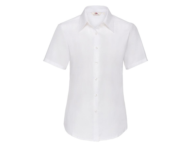 Рубашка женская SHORT SLEEVE OXFORD SHIRT LADY-FIT 130