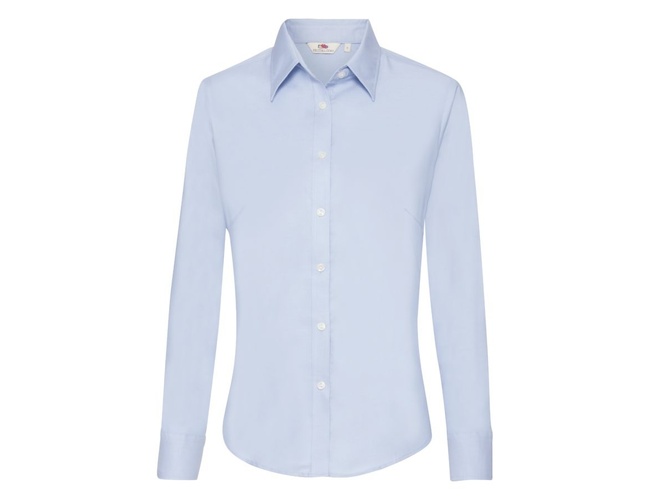 Рубашка женская LONG SLEEVE OXFORD SHIRT LADY-FIT 135