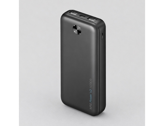 Внешний АКБ NRG Power V2 10000 мА-ч, 2A, 2xUSB, черный