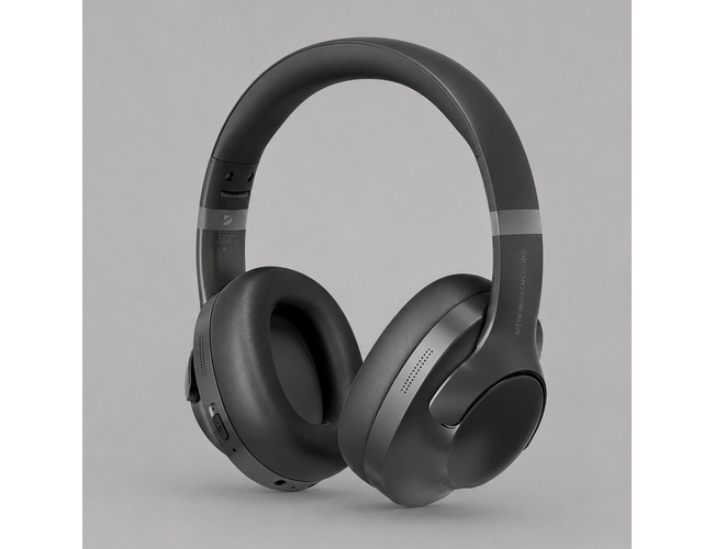 Беспроводные накладные наушники Stereo Ultra ANC, BT 5.4, ANC/ENC, 500мАч, черный