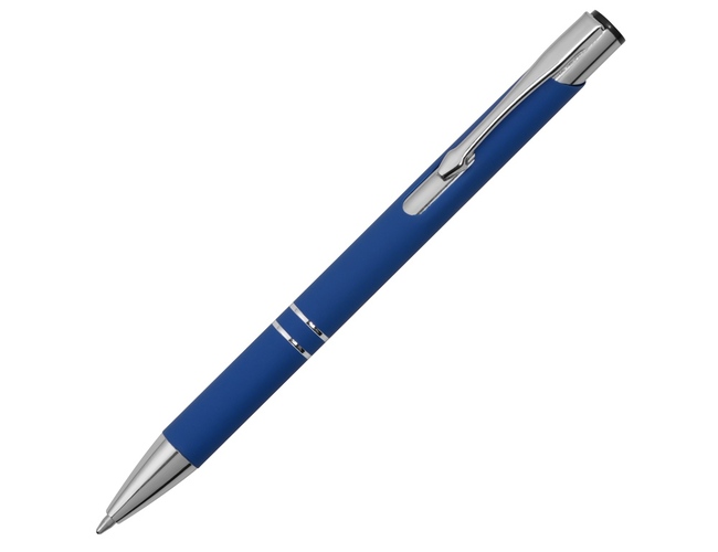 Ручка металлическая шариковая «C1» soft-touch, синий