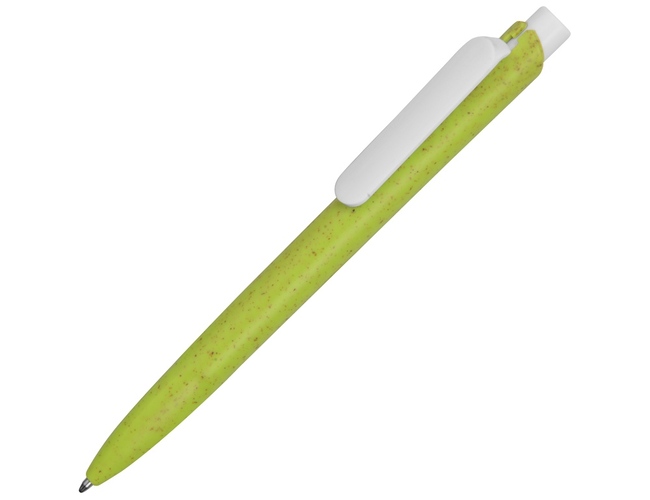 Ручка шариковая «ECO W» из пшеничной соломы, зеленое яблоко