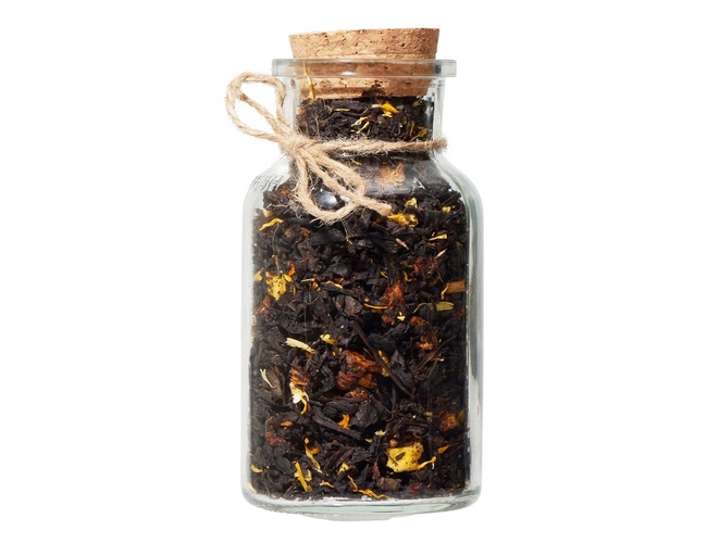 Чай черный с соком ананаса, манго, маракуйей и календулой, мини