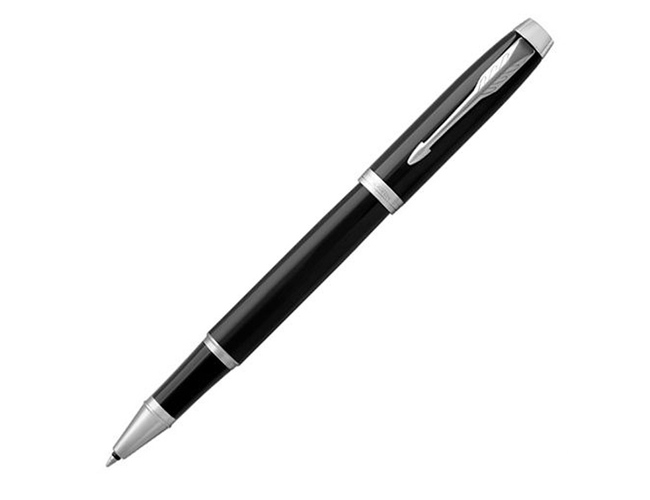 Ручка роллер Parker «IM Core Black CT», черный глянцевый/серебристый