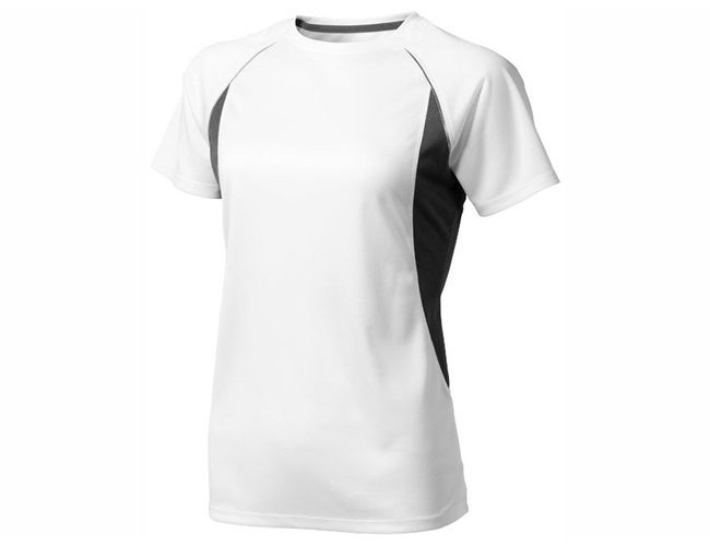 Футболка "Quebec Cool Fit" женская, белый/серый антрацит