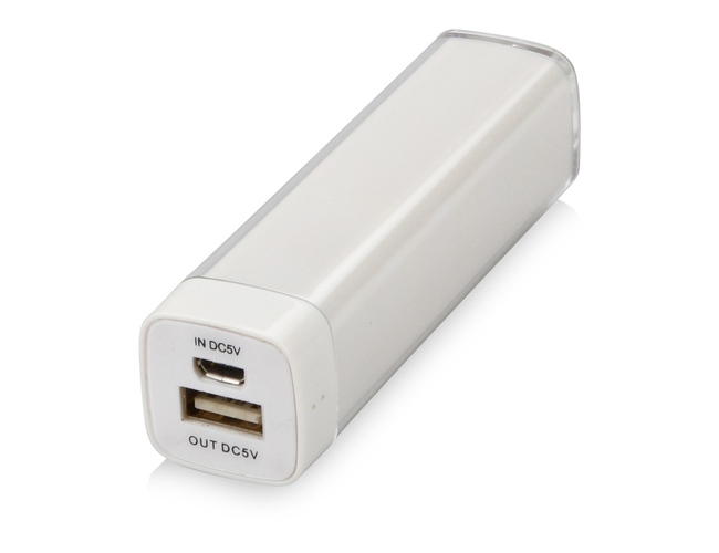 Внешний аккумулятор «Ангра», 2200 mAh, белый