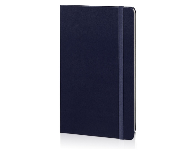 Записная книжка A6+ Classic (в линейку), Medium, синий