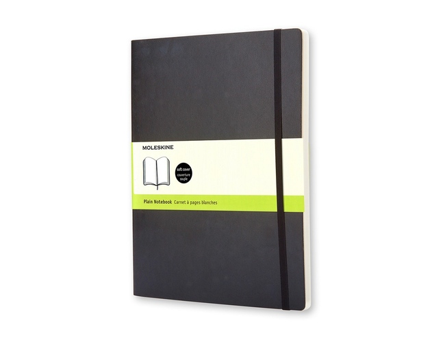 Записная книжка Classic Soft, ХLarge (нелинованный), черный