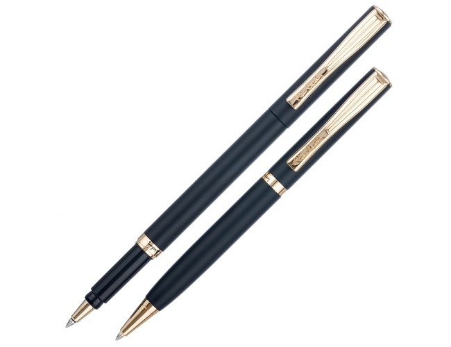 Набор «Pen and Pen»: ручка шариковая, ручка-роллер, черный