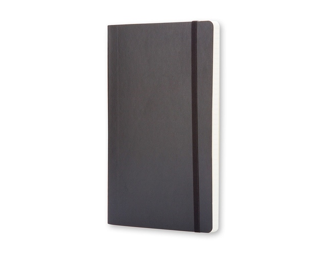 Записная книжка А5 (Large) Classic Soft (в клетку), черный