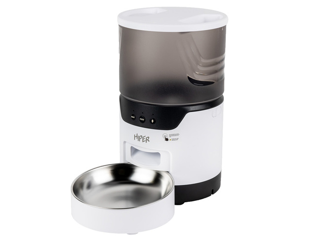 Умная Wi-Fi кормушка «IoT Pet Feeder», 3000 мл, белый, черный