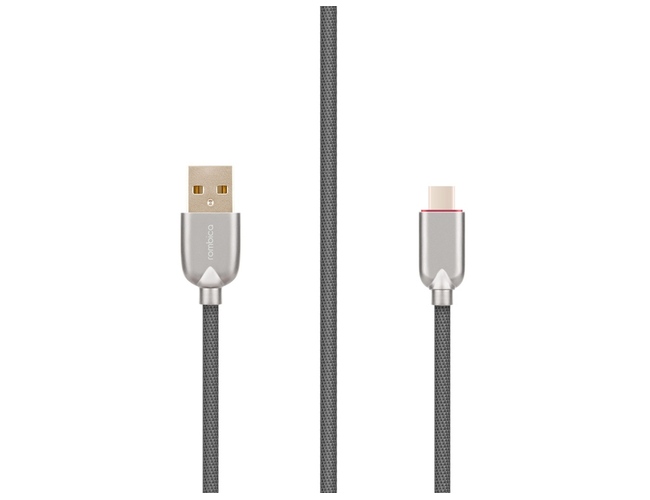Кабель USB-A - USB-C «DIGITAL CB-05», QC/PD, 1 м, серый