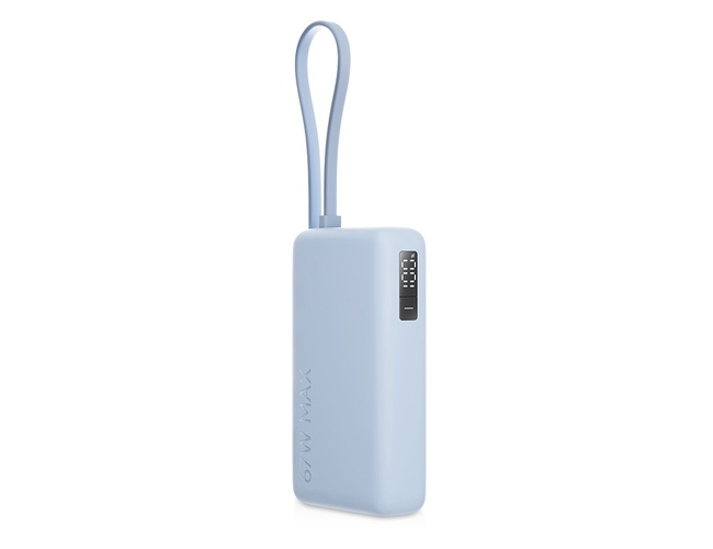 Внешний аккумулятор со встроенным кабелем Xiaomi 67W Power Bank (Integrated Cable), 10000 мАч, голубой
