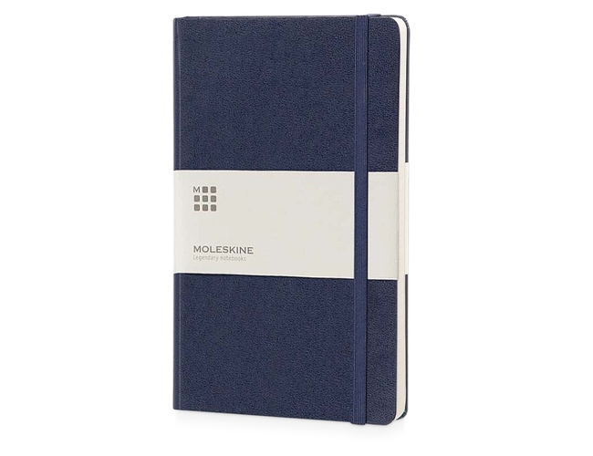 Записная книжка А6 (Pocket) Classic (в линейку), синий