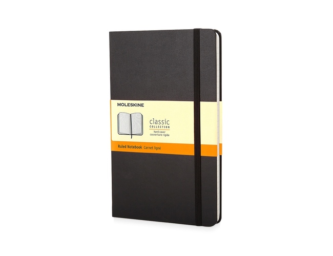 Записная книжка А6 (Pocket) Classic (в линейку), черный