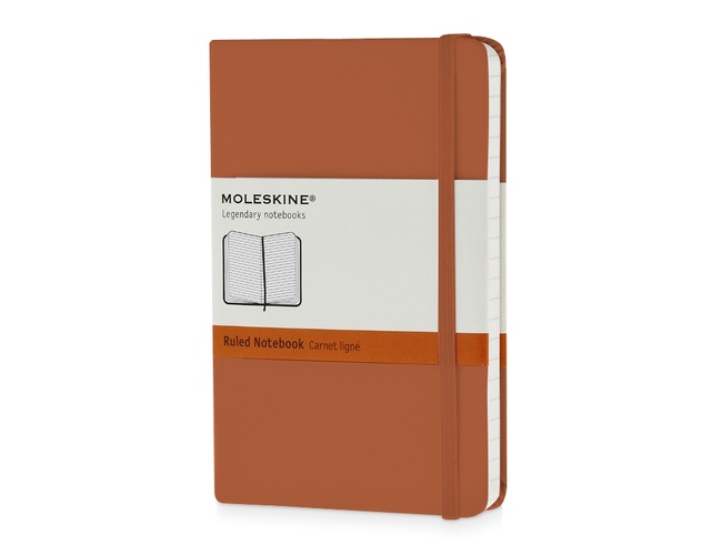 Записная книжка А6 (Pocket) Classic (в линейку), оранжевый коралл