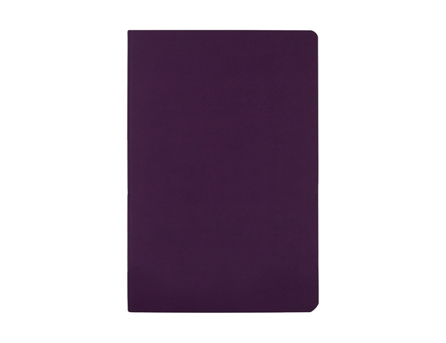 Бизнес тетрадь А5 «Megapolis Velvet flex» soft touch, фиолетовый