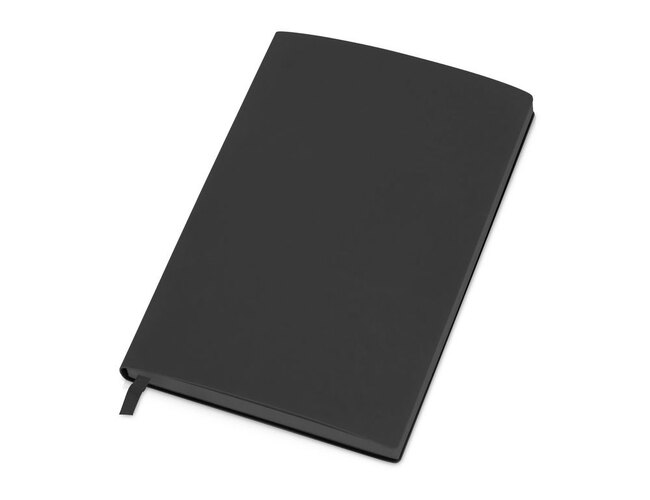Бизнес-блокнот А5 «C1» soft-touch, черный