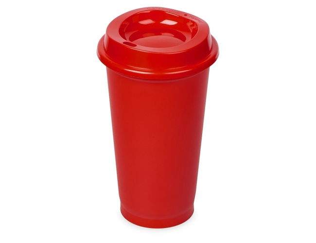 Пластиковый стакан «SipGo», красный