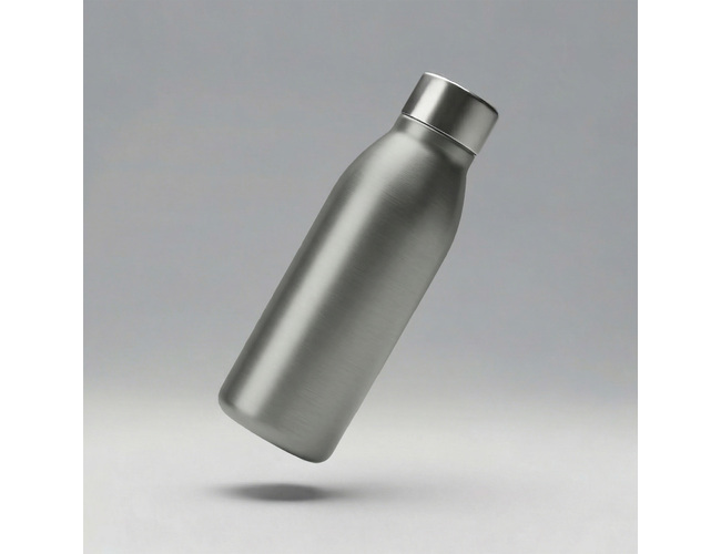 Вакуумная термобутылка «Brottle» c медной изоляцией, тубус, 600 мл, темно-серый