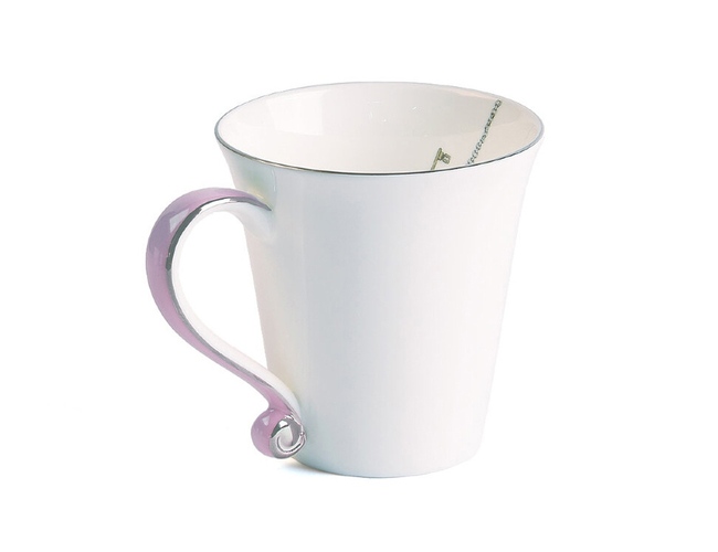 Кружка «CUP ALICE PINK, белый