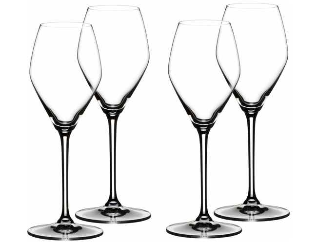 Набор бокалов Champagne Rose, 322 мл, 4 шт., прозрачный