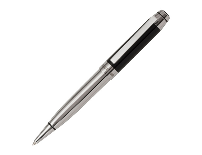 Ручка шариковая Heritage black, серебристый/черный