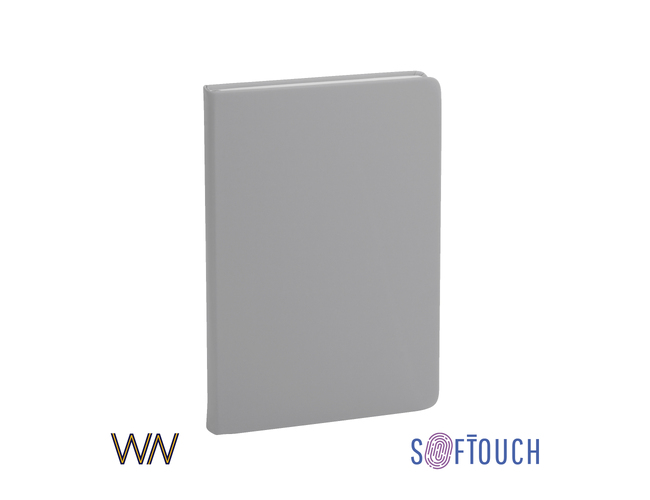 Ежедневник недатированный "Милан", А5, покрытие soft touch, серый