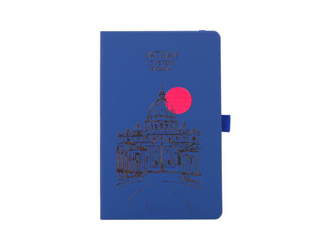 Блокнот "Парма_Basilica Vatican", формат А5, синий