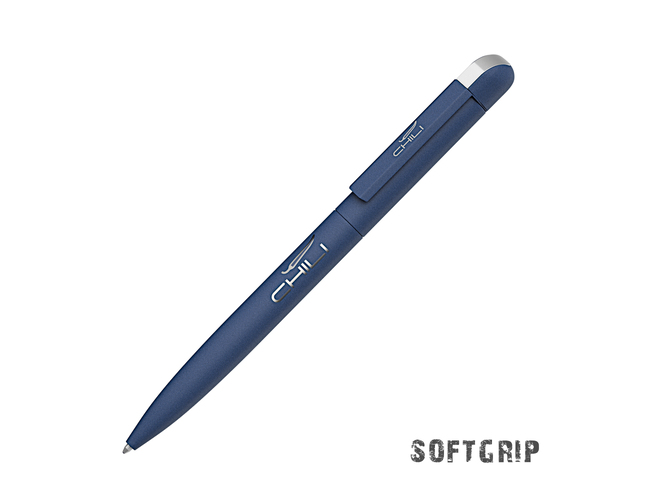 Ручка шариковая "Jupiter SOFTGRIP", покрытие softgrip, темно-синий
