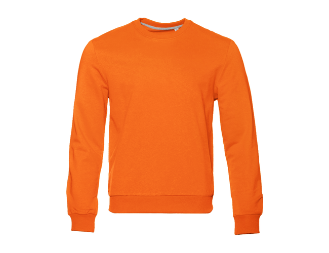 Свитшот унисекс STAN футер без начёса, 260, 63, Оранжевый,  (28/1)  (52/XL)
