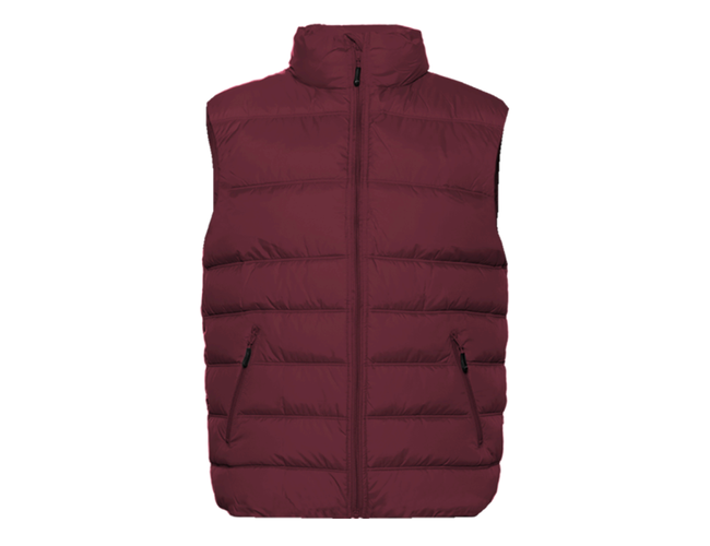 Жилет мужской STAN утепленный таффета 210T,65, 82, Бордовый,  (66)  (54/XXL)