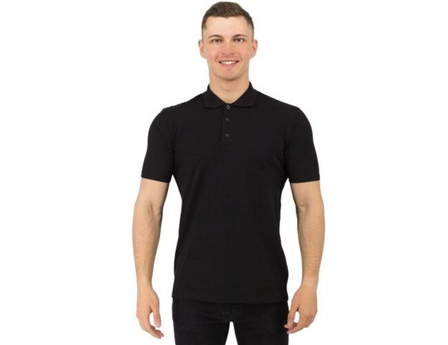 Рубашка поло Rock, мужская (черная, 2XL)