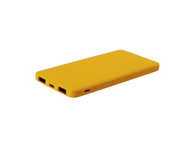 Внешний аккумулятор Bplanner Power 1 ST, софт-тач, 5000 mAh (Желтый)