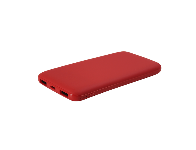 Внешний аккумулятор Bplanner Power 2 ST, софт-тач, 10000 mAh (Красный)