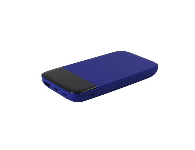 Внешний аккумулятор Bplanner Power 3 ST, софт-тач, 10000 mAh (Синий)