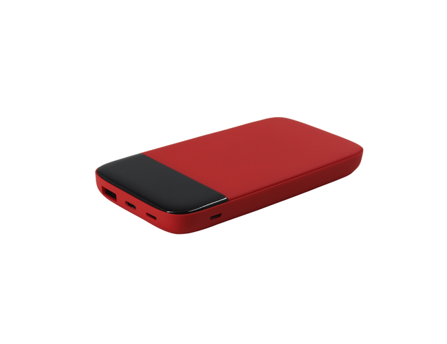 Внешний аккумулятор Bplanner Power 3 ST, софт-тач, 10000 mAh (Красный)
