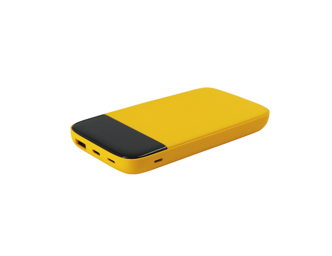 Внешний аккумулятор Bplanner Power 3 ST, софт-тач, 10000 mAh (Желтый)