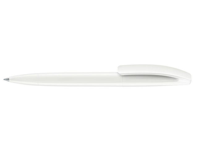 Шариковая ручка Senator с поворотным механизмом "Bridge Polished" (Белый)