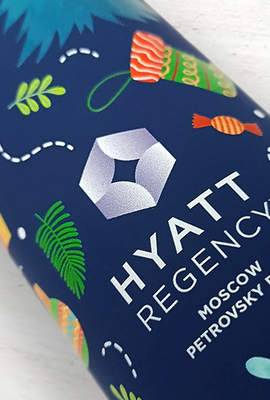 Брендированный термос для отеля Hyatt Regenсy
