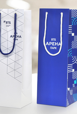 Брендированные пакеты для компании ВТБ