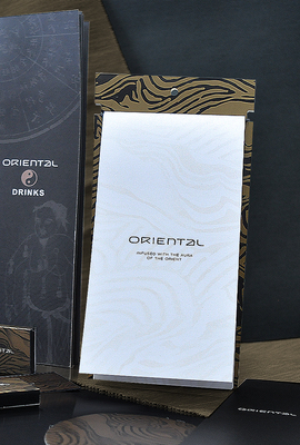 Полиграфия для ресторана «Oriental» в отеле «Hyatt»